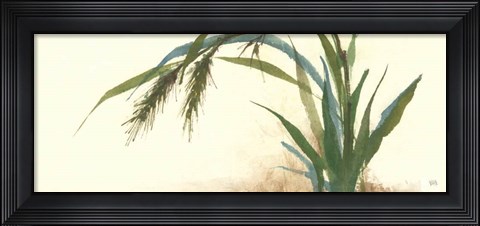 Framed Horizontal Grass II Print