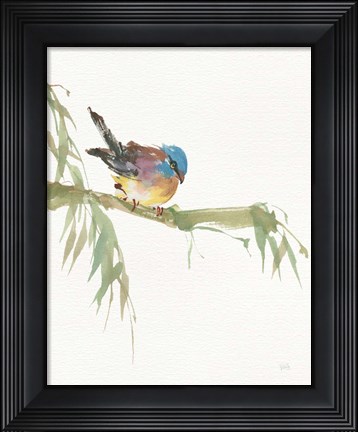 Framed Finch v2 Print
