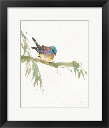 Framed Finch v2 Print