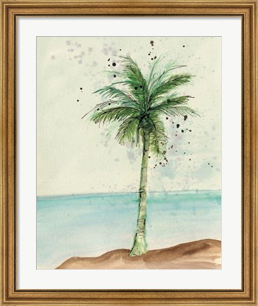 Framed African Oil Palm I Print