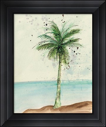 Framed African Oil Palm I Print