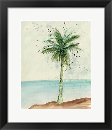 Framed African Oil Palm I Print