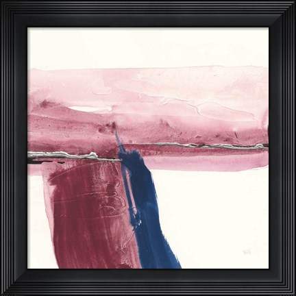 Framed Patch of Indigo II Print