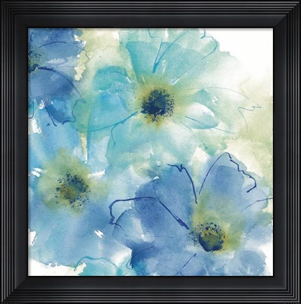 Framed Seashell Cosmos II White Print