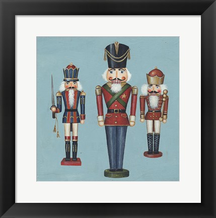 Framed Soldier Nutcrackers Print