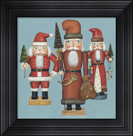 Framed Santa Nutcrackers Print