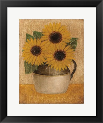 Framed Summer Bouquet II Print