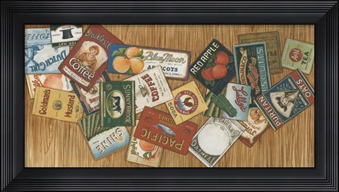 Framed Vintage Signs Print