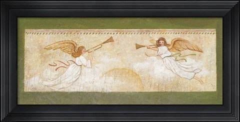Framed Holiday Angels Print