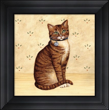 Framed Country Kitty IV Print