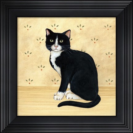 Framed Country Kitty I Print