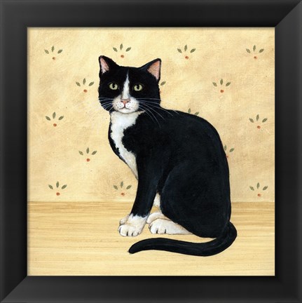 Framed Country Kitty I Print