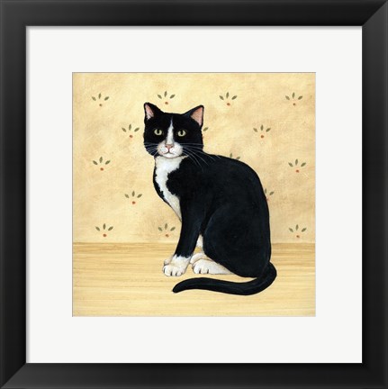 Framed Country Kitty I Print