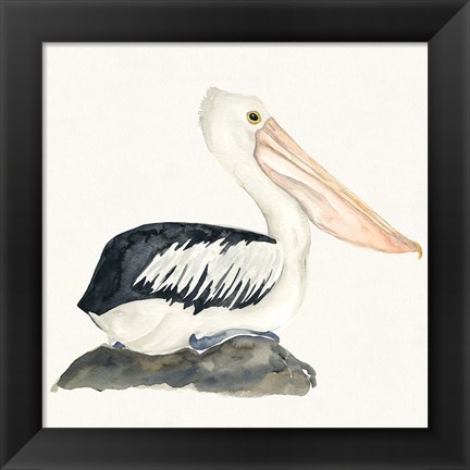 Framed Tropical Fun Bird II Print