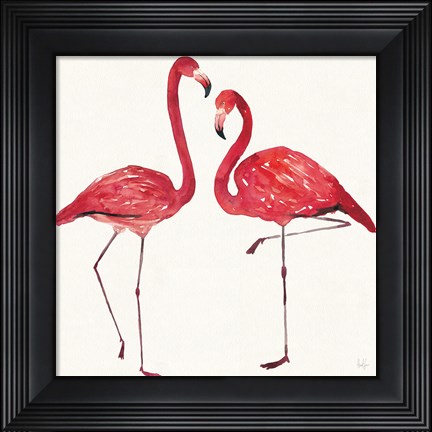 Framed Tropical Fun Bird IV Print