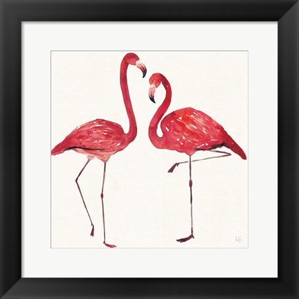 Framed Tropical Fun Bird IV Print