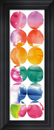 Framed Spring Dots Panel II Print