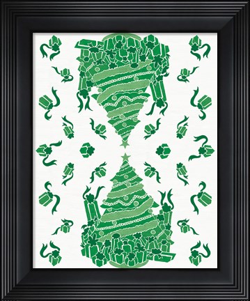 Framed Christmas Otomi IV Print
