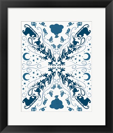 Framed Christmas Otomi II Print