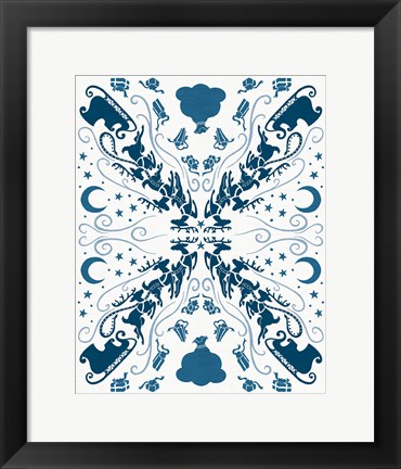 Framed Christmas Otomi II Print