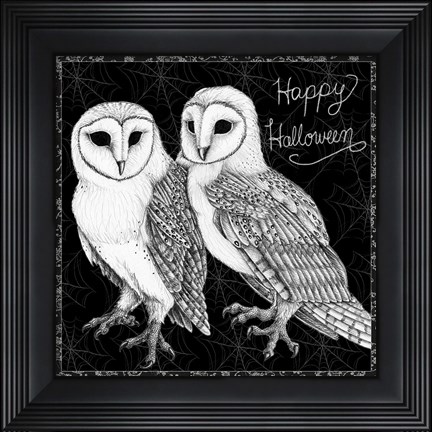 Framed Arsenic and Old Lace Happy Halloween Print