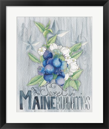 Framed American Berries II Print