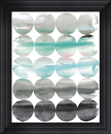 Framed Summer Dots v2 Neutral Print