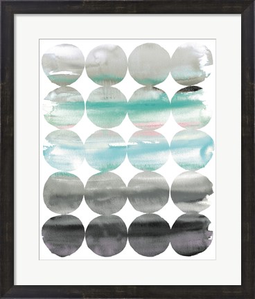 Framed Summer Dots v2 Neutral Print