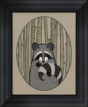 Framed Forest Friends II Print