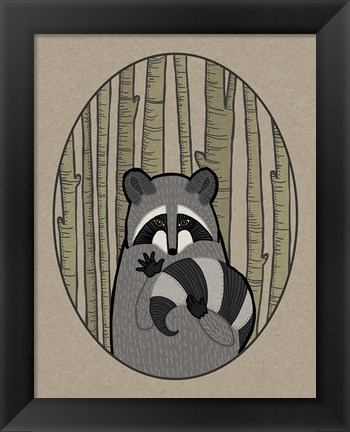 Framed Forest Friends II Print