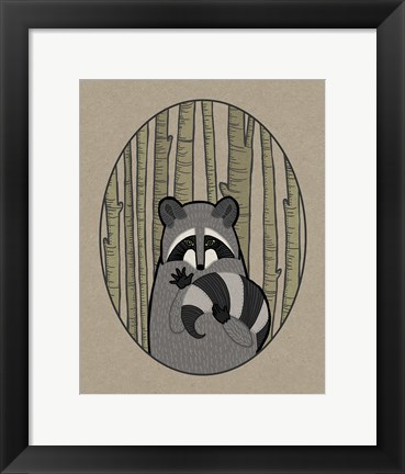 Framed Forest Friends II Print