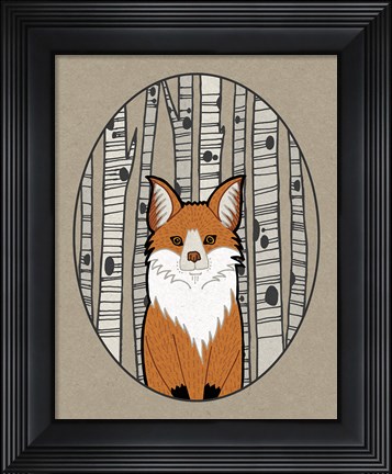 Framed Forest Friends I Print
