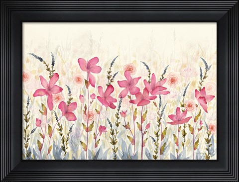 Framed Watercolor Garden Print
