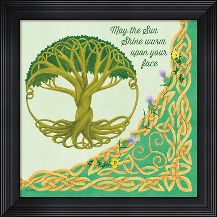 Framed Celtic Charm IV Print