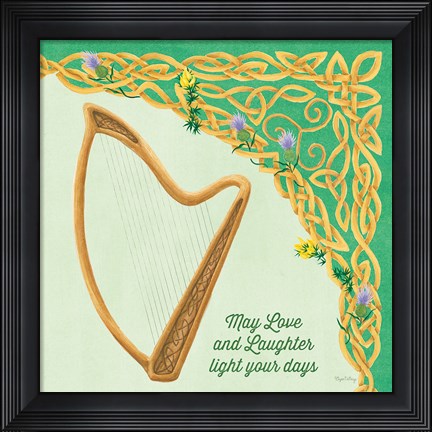 Framed Celtic Charm II Print
