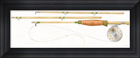 Framed Gone Fishin XIII Print