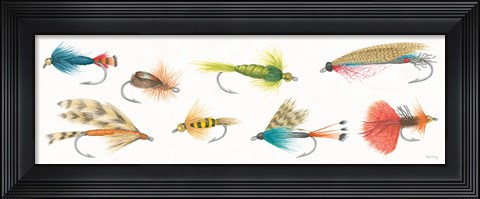 Framed Gone Fishin XII Print