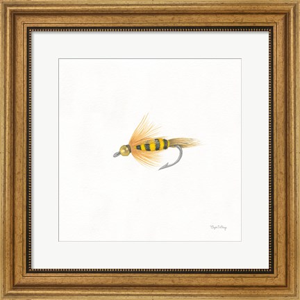Framed Gone Fishin VII Print