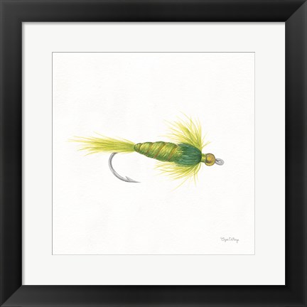 Framed Gone Fishin IV Print