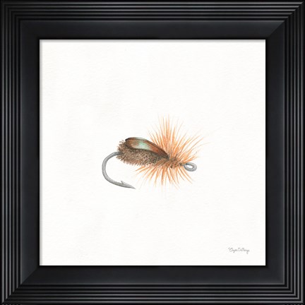Framed Gone Fishin II Print