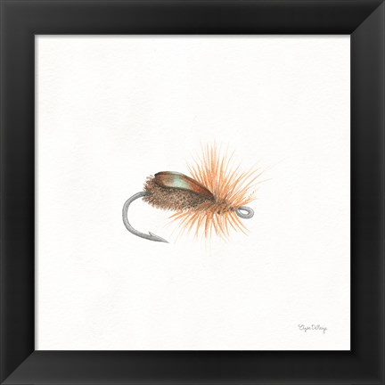Framed Gone Fishin II Print