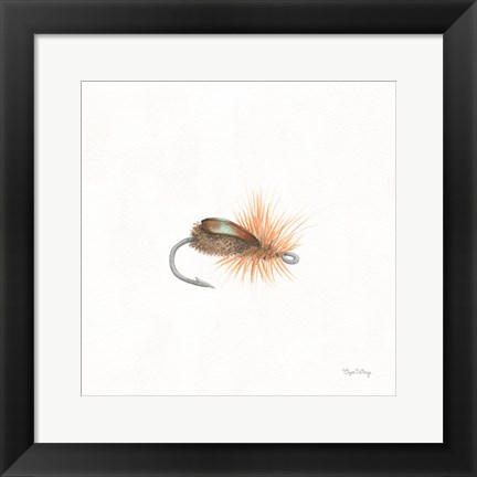 Framed Gone Fishin II Print