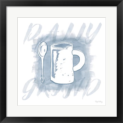 Framed Jazzy Java IV Print