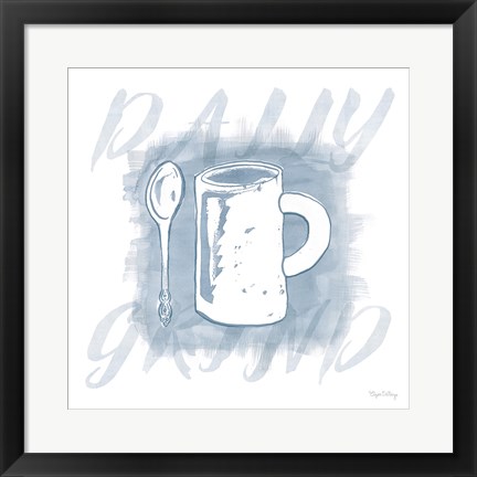 Framed Jazzy Java IV Print