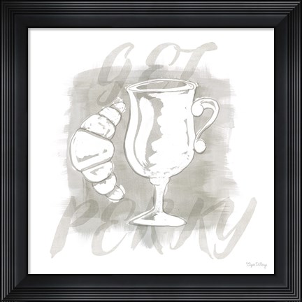 Framed Jazzy Java III Print