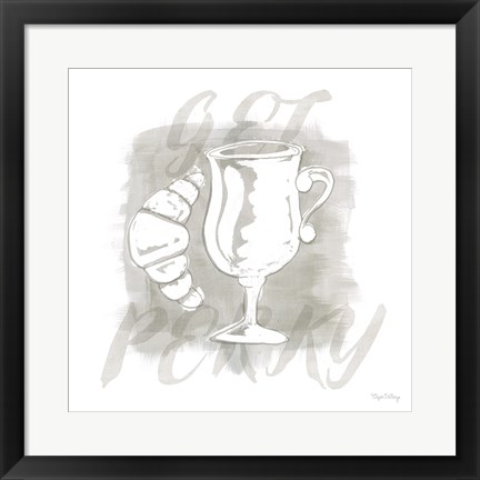 Framed Jazzy Java III Print