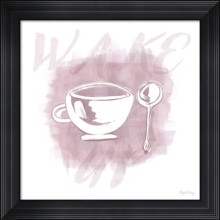 Framed Jazzy Java II Print