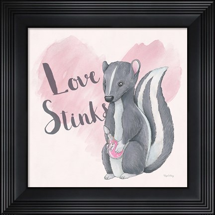 Framed My Furry Valentine II Sq Print