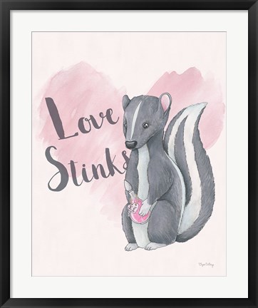 Framed My Furry Valentine II Print