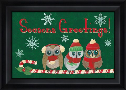 Framed Christmas Parliament IV Print